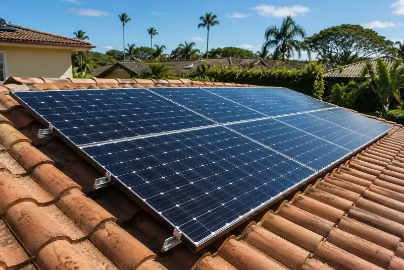 Installation de panneaux solaires à Hinx